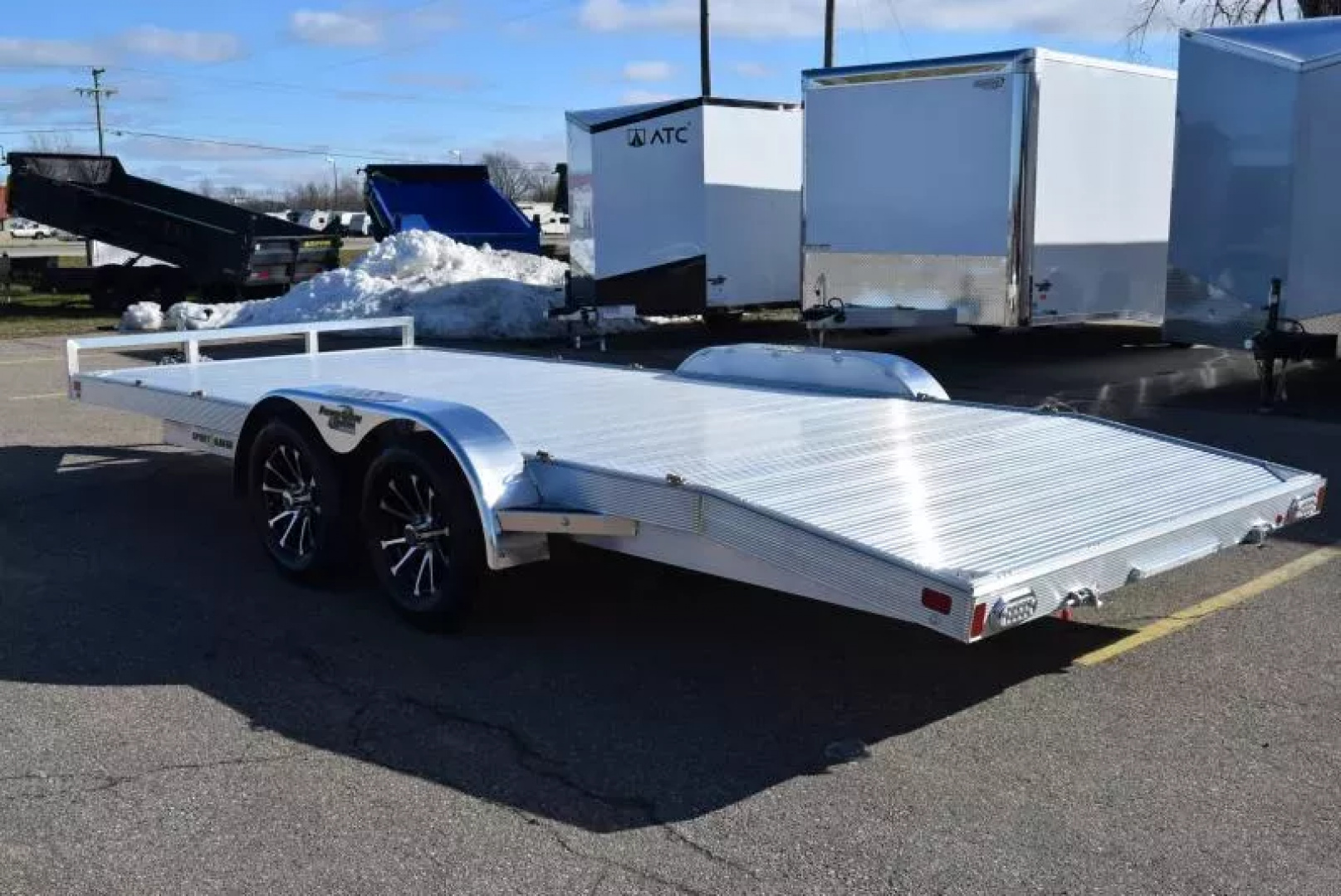 New SPORT HAVEN 18' PREMIUM SERIES ALUMINUM OPEN CAR HAULER - 7K GVWR