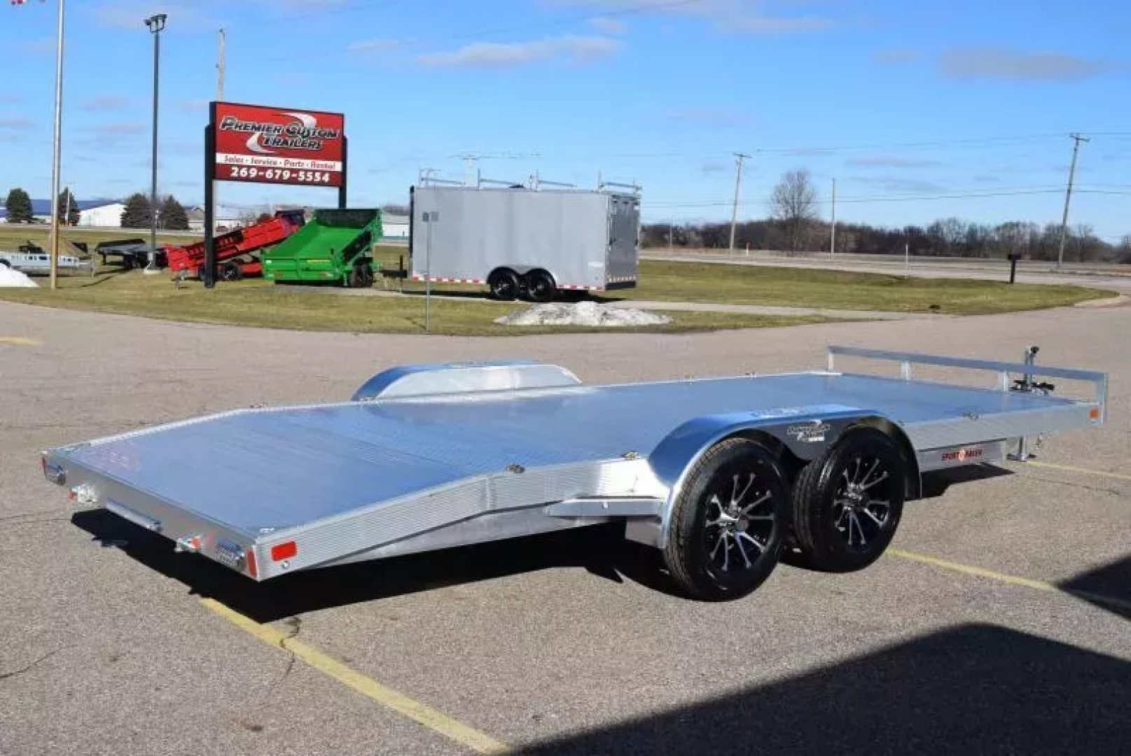 New SPORT HAVEN 18' PREMIUM SERIES ALUMINUM OPEN CAR HAULER - 7K GVWR