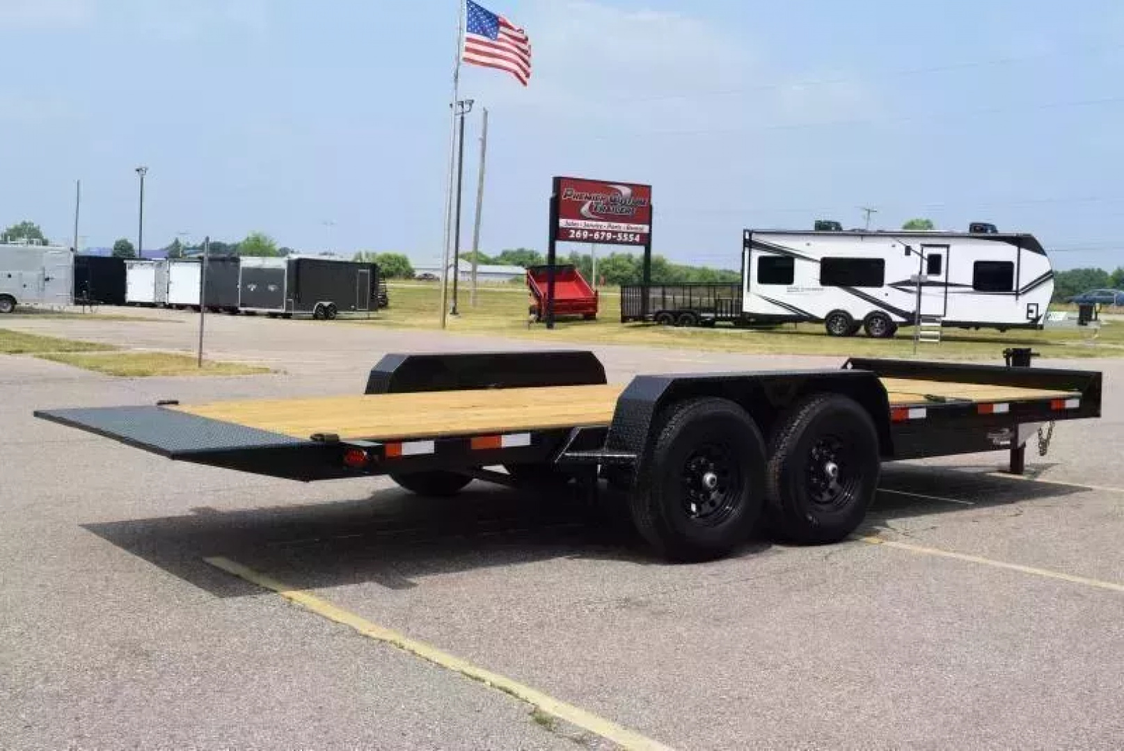 New BND 16'+4' TILT BED 14K EQUIPMENT TRAILER