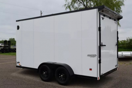 New BRAVO 7x14 SCOUT ENCLOSED CARGO TRAILER *MIDNIGHT EDITION*