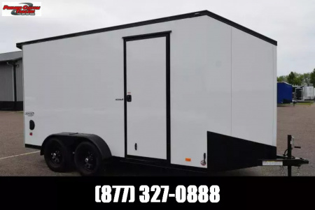 New BRAVO 7x14 SCOUT ENCLOSED CARGO TRAILER *MIDNIGHT EDITION*
