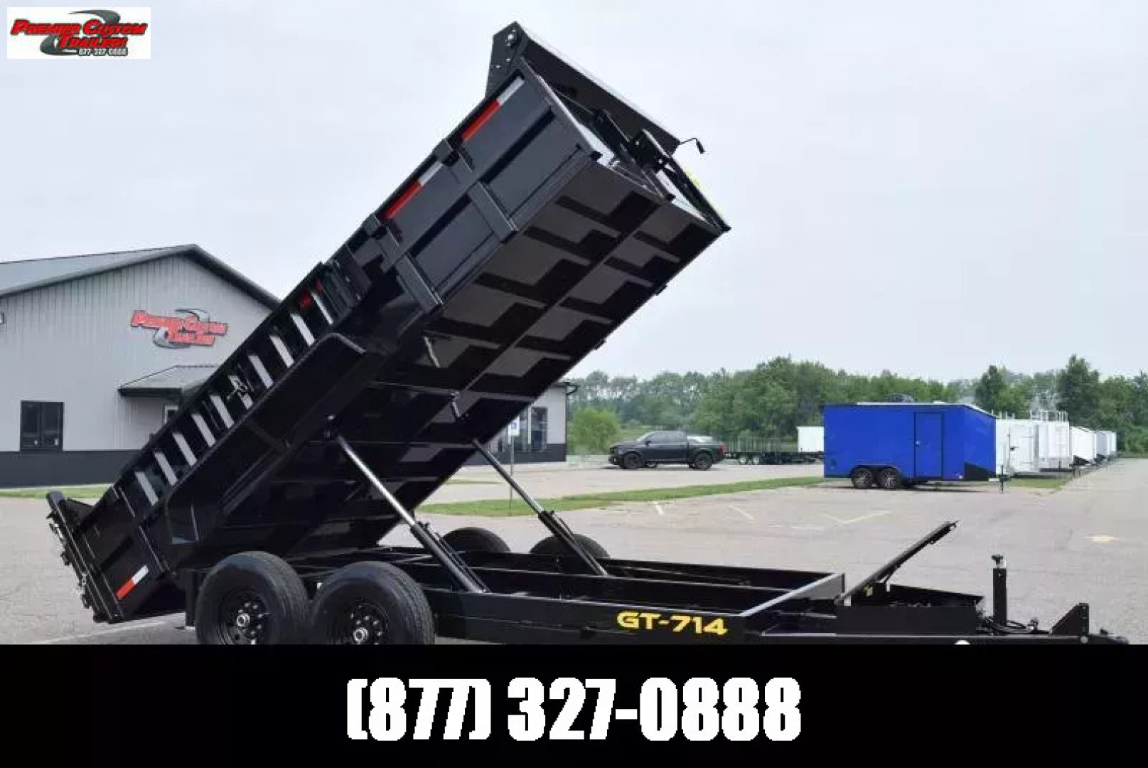 New GRIFFIN 7x14 14K LOW PRO DUMP TRAILER