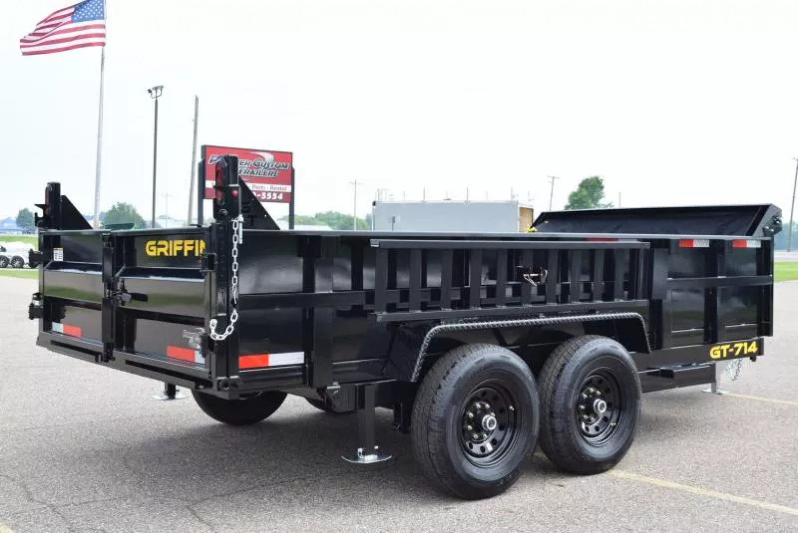 New GRIFFIN 7x14 14K LOW PRO DUMP TRAILER