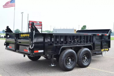 New GRIFFIN 7x14 14K LOW PRO DUMP TRAILER