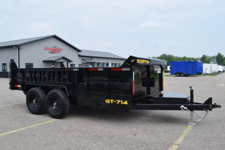 New GRIFFIN 7x14 14K LOW PRO DUMP TRAILER