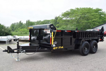 New GRIFFIN 7x14 14K LOW PRO DUMP TRAILER