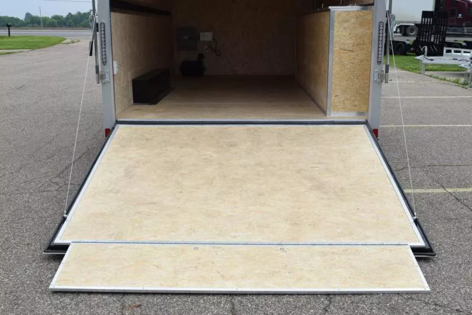 New BRAVO STAR 8.5x16 PRO SERIES CONTRACTOR TRAILER w/ REAR RAMP DOOR