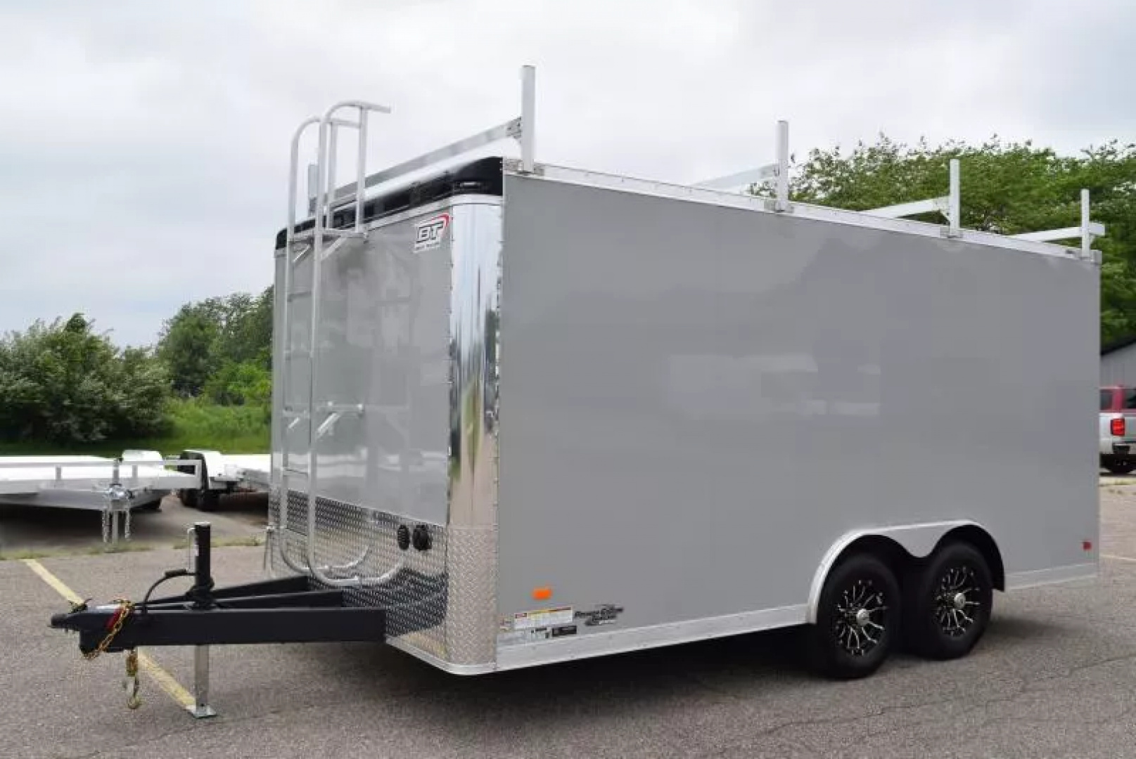New BRAVO STAR 8.5x16 PRO SERIES CONTRACTOR TRAILER w/ REAR RAMP DOOR