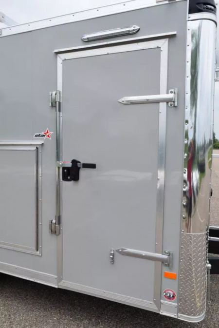 New BRAVO STAR 8.5x16 PRO SERIES CONTRACTOR TRAILER w/ REAR RAMP DOOR