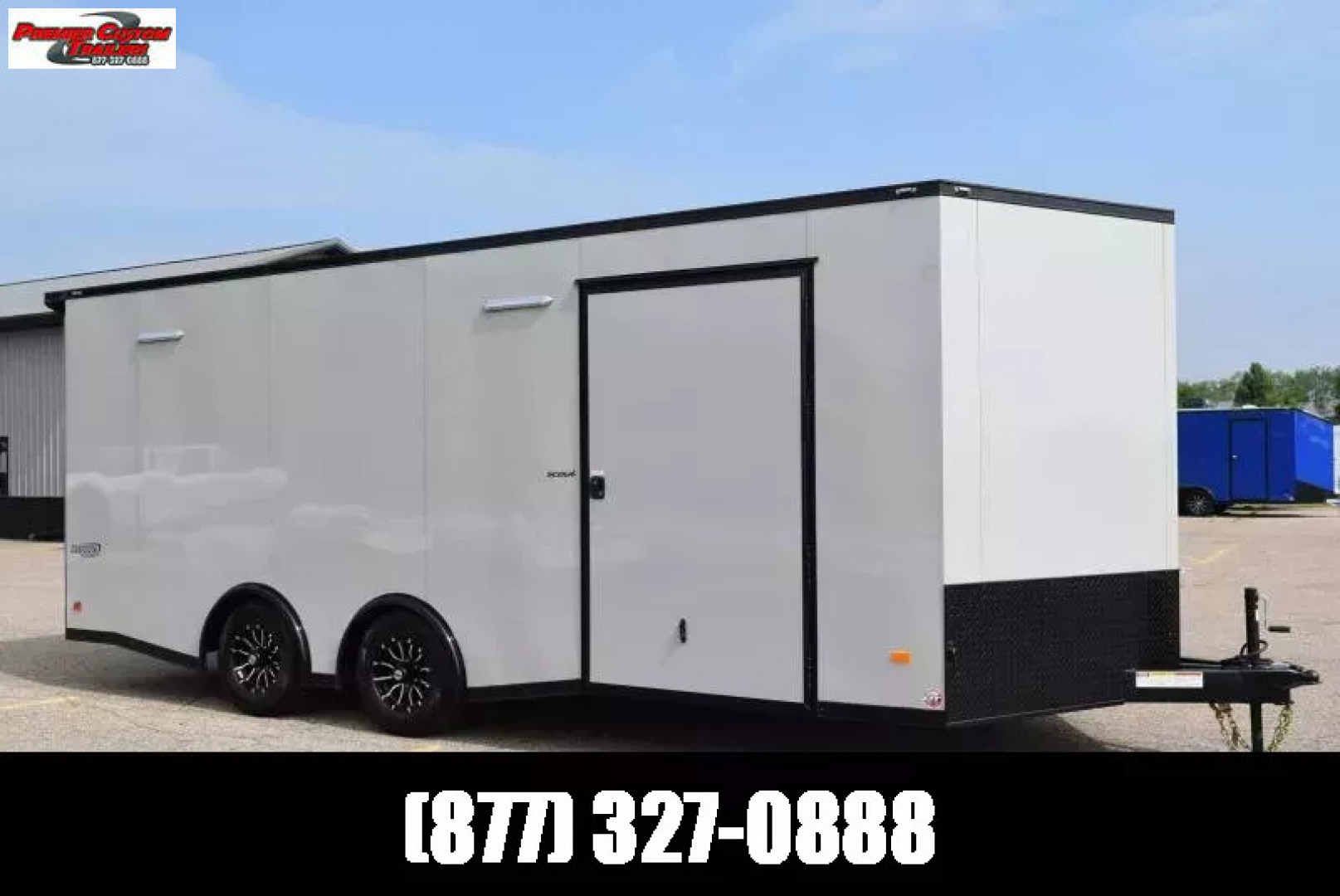 New BRAVO 8.5x20 SCOUT PERFORMANCE ENCLOSED RACE TRAILER *MIDNIGHT EDITION*