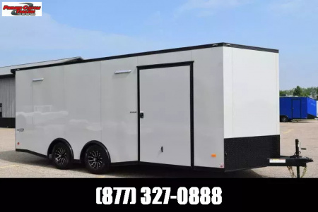 New BRAVO 8.5x20 SCOUT PERFORMANCE ENCLOSED RACE TRAILER *MIDNIGHT EDITION*