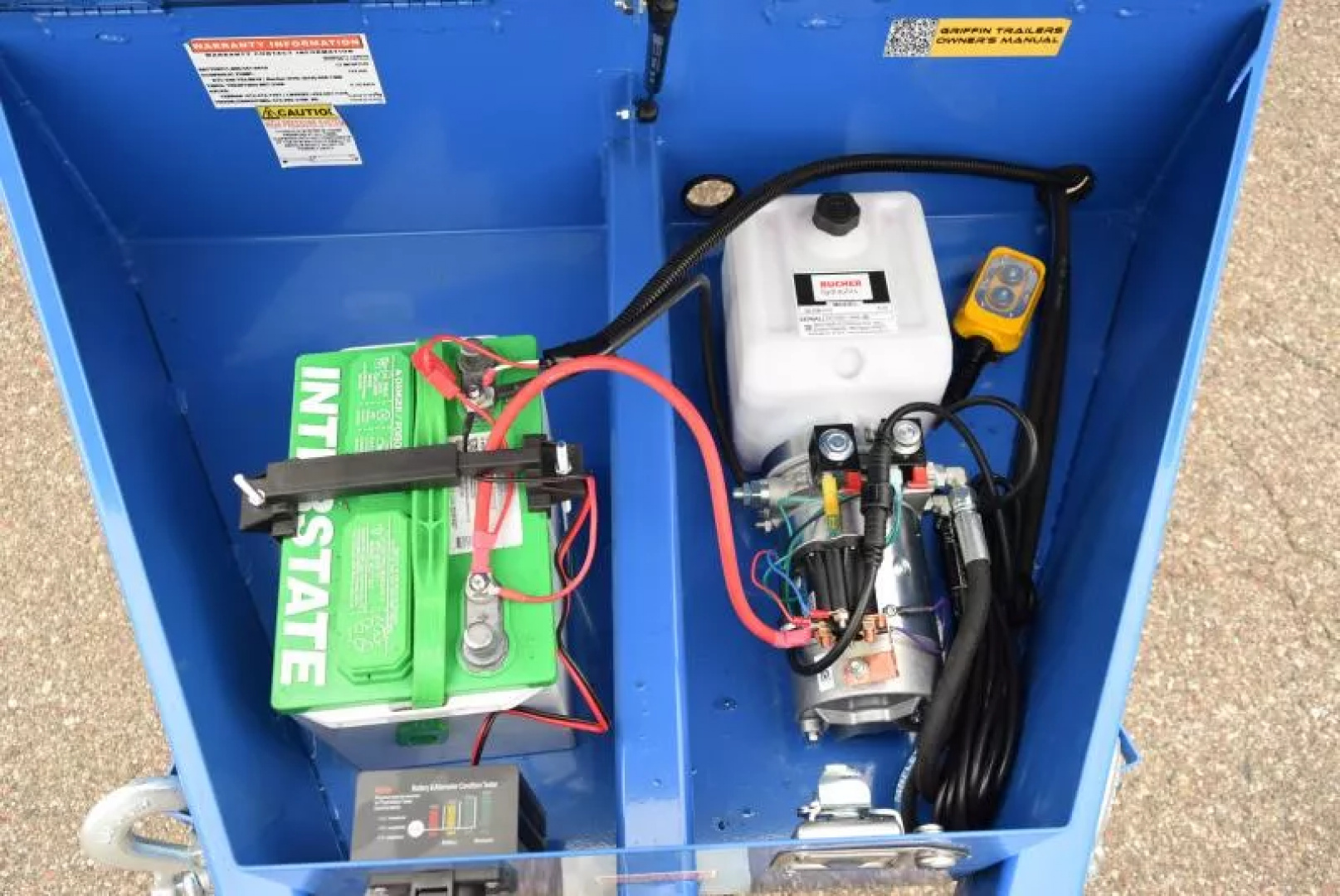 New GRIFFIN 7 x 14 14K LOW PRO DUMP TRAILER