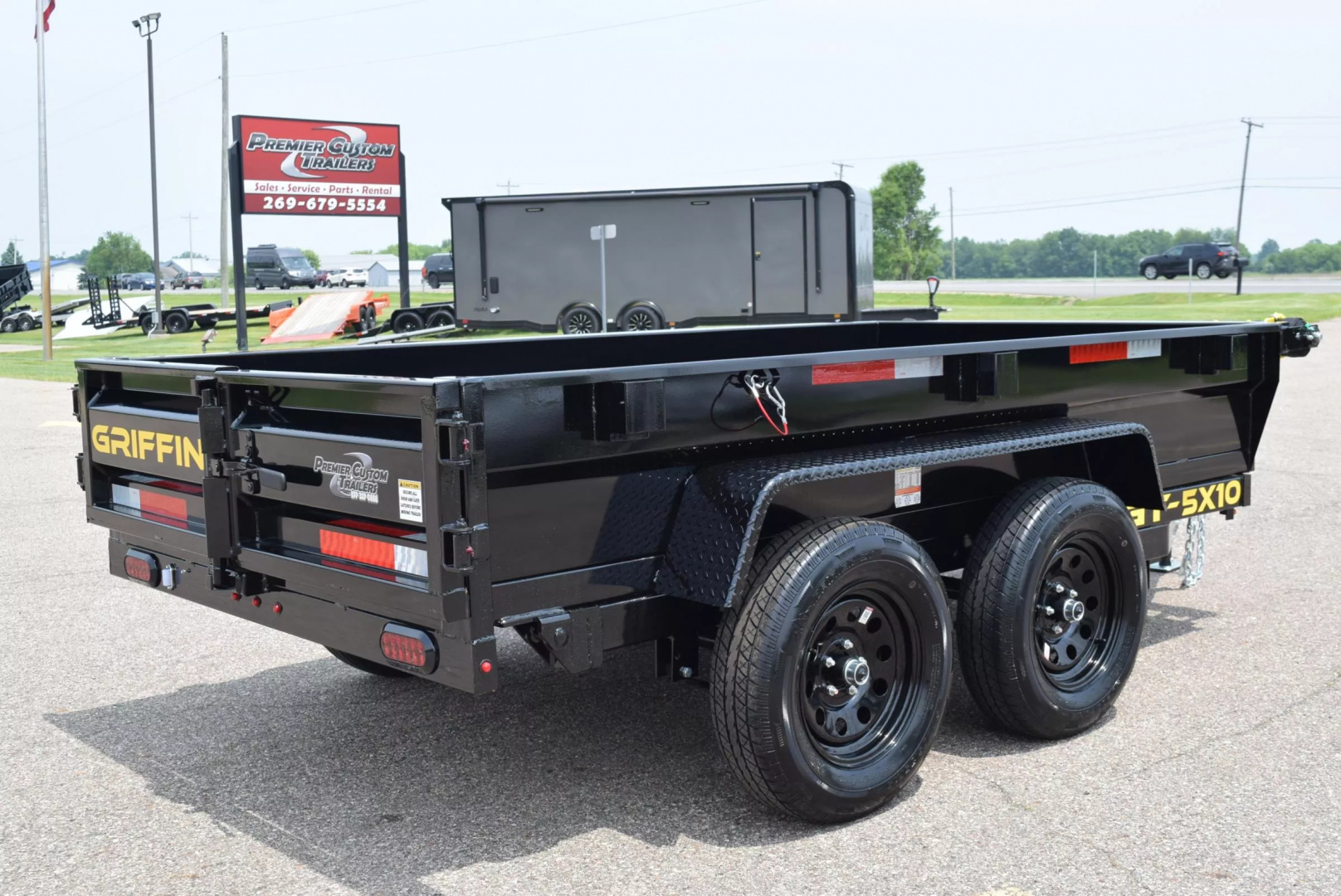 New GRIFFIN 5 X 10 LOW PRO DUMP TRAILER