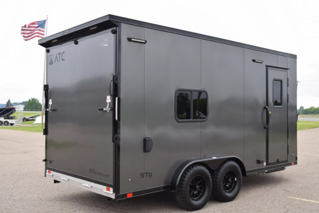 New ATC 7.5x16 STO 450 ALUMINUM CARGO TRAILER w/ ADVENTURE PACKAGE