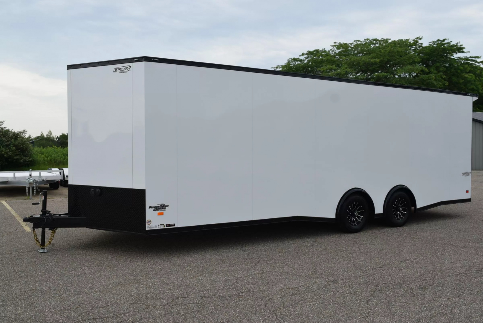 New BRAVO 8.5x24 SCOUT PERFORMANCE ENCLOSED RACE TRAILER *MIDNIGHT EDITION*