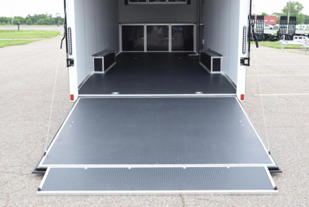 New BRAVO 8.5x24 SCOUT PERFORMANCE ENCLOSED RACE TRAILER *MIDNIGHT EDITION*