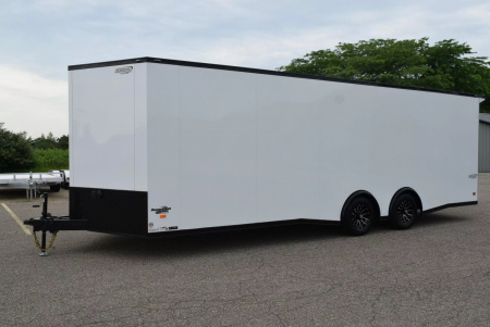 New BRAVO 8.5x24 SCOUT PERFORMANCE ENCLOSED RACE TRAILER *MIDNIGHT EDITION*