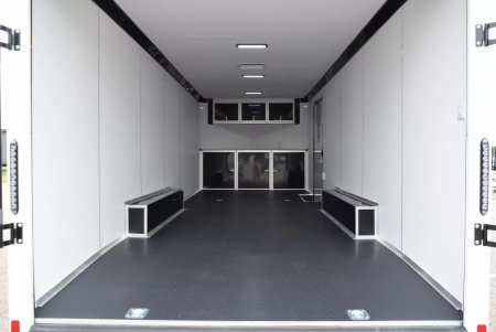 New BRAVO 8.5x24 SCOUT PERFORMANCE ENCLOSED RACE TRAILER *MIDNIGHT EDITION*