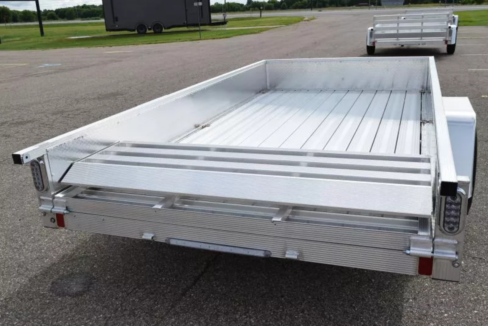 New SPORT HAVEN 6x12 DELUXE SERIES UTILITY TRAILER w/ ATP SIDES AND BI-FOLD RAMP GATE
