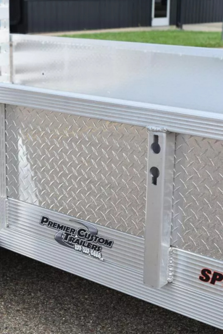 New SPORT HAVEN 6x12 DELUXE SERIES UTILITY TRAILER w/ ATP SIDES AND BI-FOLD RAMP GATE