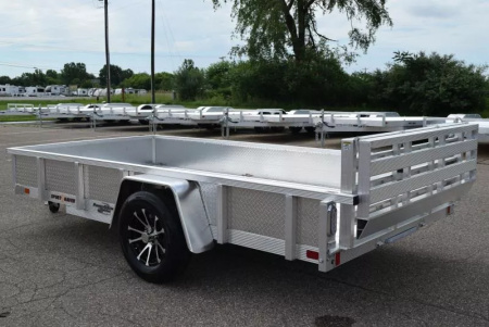 New SPORT HAVEN 6x12 DELUXE SERIES UTILITY TRAILER w/ ATP SIDES AND BI-FOLD RAMP GATE