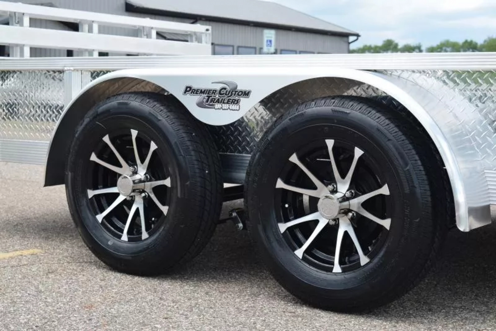 New SPORT HAVEN 7x14 DELUXE OPEN UTILITY w/ BI-FOLD RAMP GATE & ATP SIDES