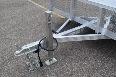 New SPORT HAVEN 7x14 DELUXE OPEN UTILITY w/ BI-FOLD RAMP GATE & ATP SIDES