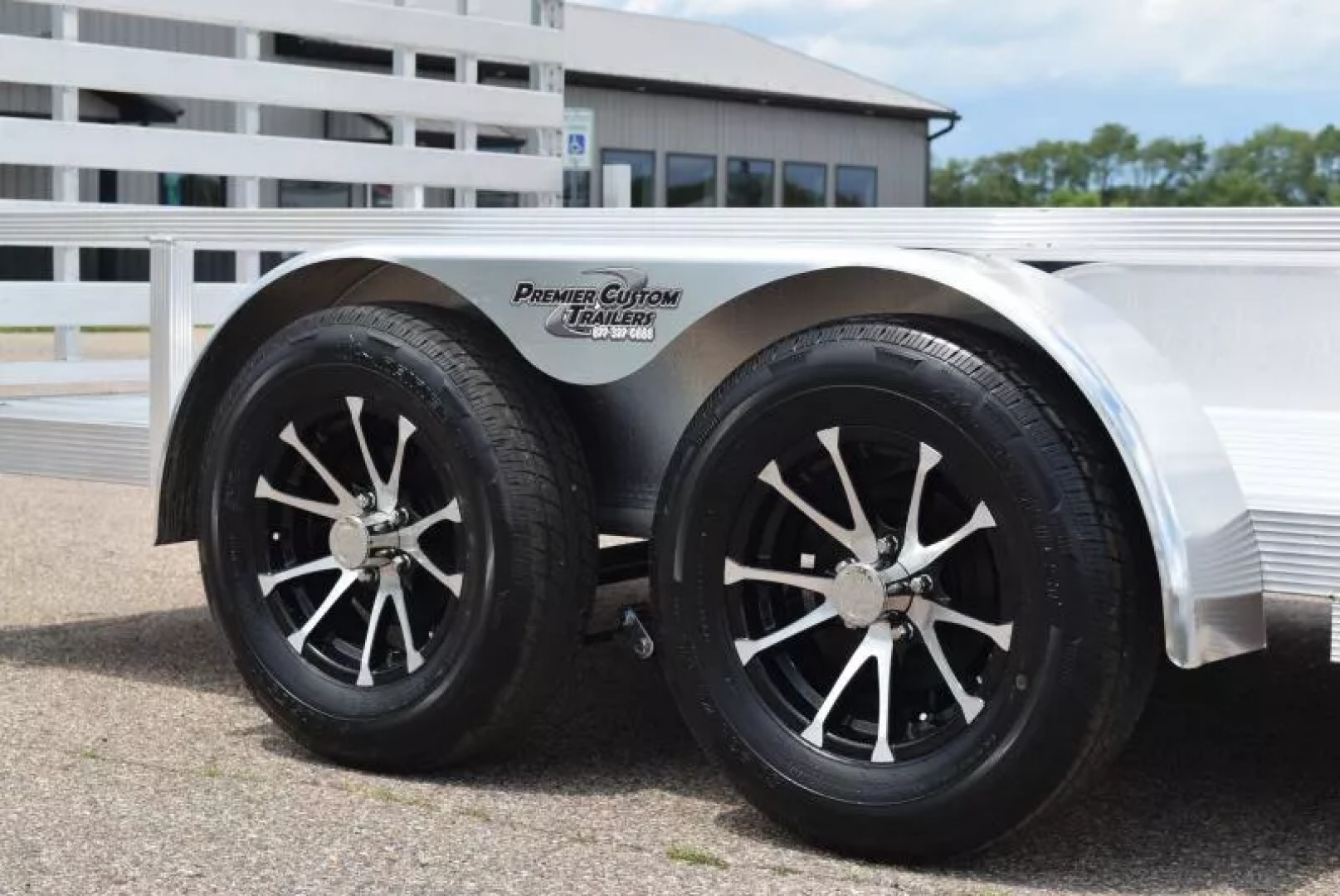 New SPORT HAVEN 7x16 DELUXE OPEN UTILITY TRAILER w/ HD REAR RAMP GATE