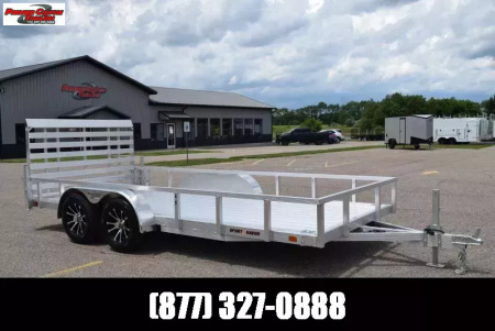 New SPORT HAVEN 7x16 DELUXE OPEN UTILITY TRAILER w/ HD REAR RAMP GATE