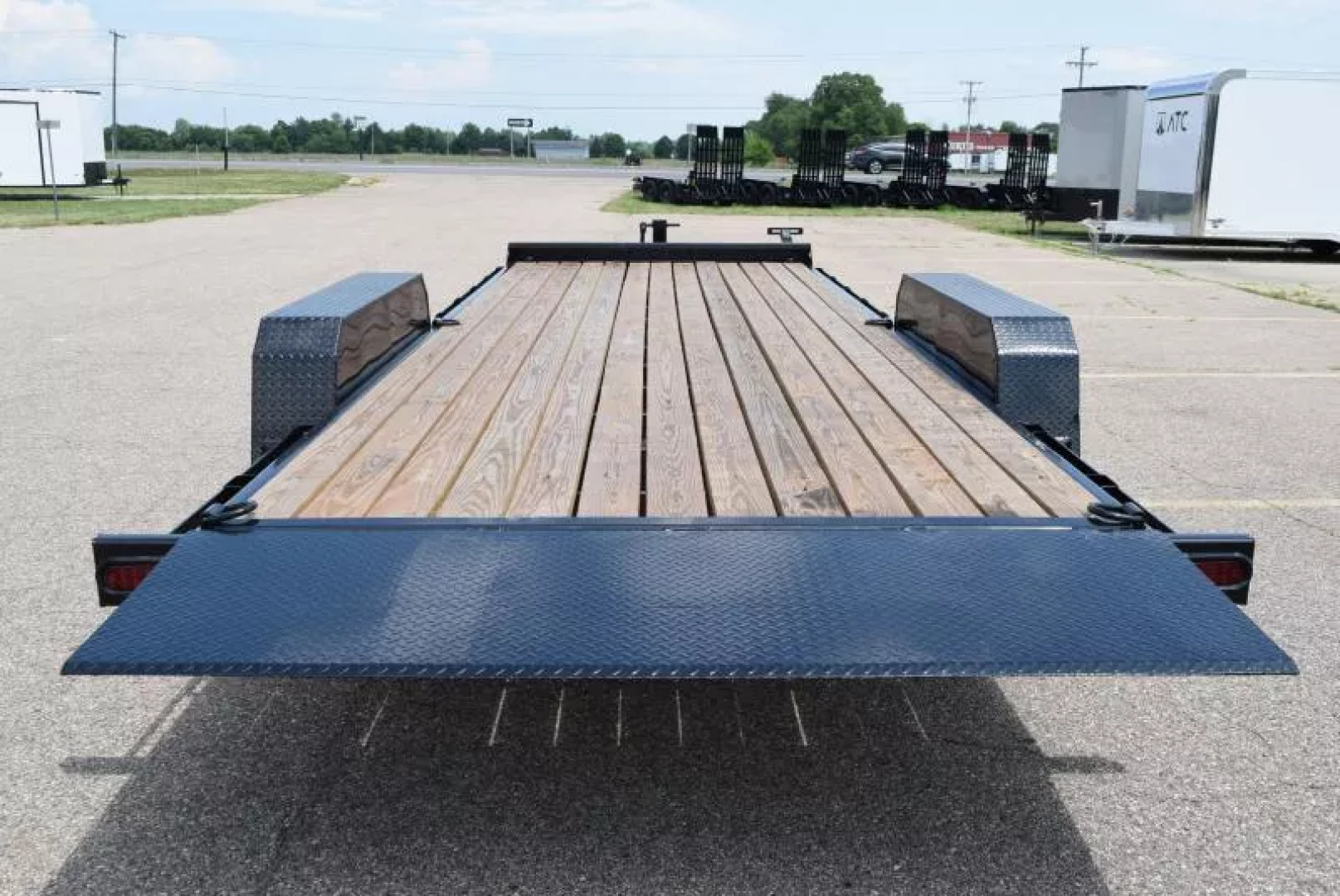 New BND 22' POWER TILT BED 14K EQUIPMENT TRAILER