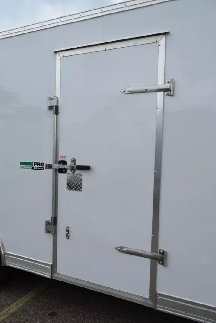 New BRAVO STAR 8.5x18 GREENPRO ENCLOSED LANDSCAPE CARGO TRAILER w/ POLYCOR EXTERIOR