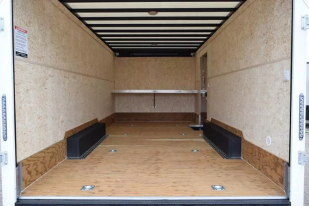 New BRAVO STAR 8.5x18 GREENPRO ENCLOSED LANDSCAPE CARGO TRAILER w/ POLYCOR EXTERIOR