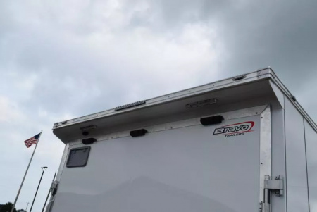 New BRAVO STAR 8.5x18 GREENPRO ENCLOSED LANDSCAPE CARGO TRAILER w/ POLYCOR EXTERIOR