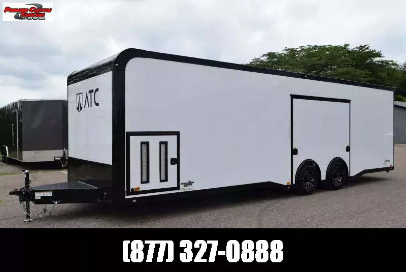 New ATC 8.5x28' ROM 400 RACE HAULER *PREMIER PACKAGE* w/ PREMIUM ESCAPE DOOR