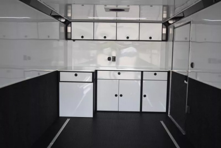 New ATC 8.5x28' ROM 400 RACE HAULER *PREMIER PACKAGE* w/ PREMIUM ESCAPE DOOR