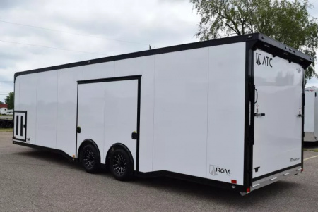 New ATC 8.5x28' ROM 400 RACE HAULER *PREMIER PACKAGE* w/ PREMIUM ESCAPE DOOR