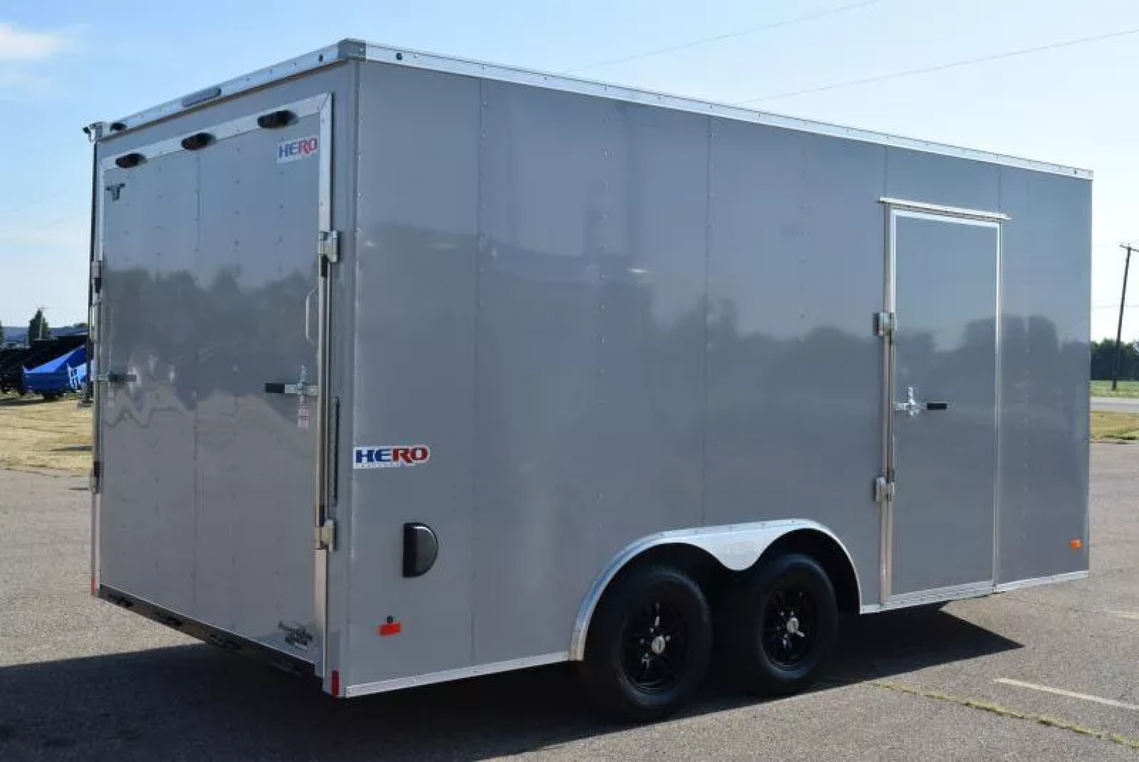 New BRAVO HERO 8.5x16 ENCLOSED CARGO TRAILER - 7k GVWR