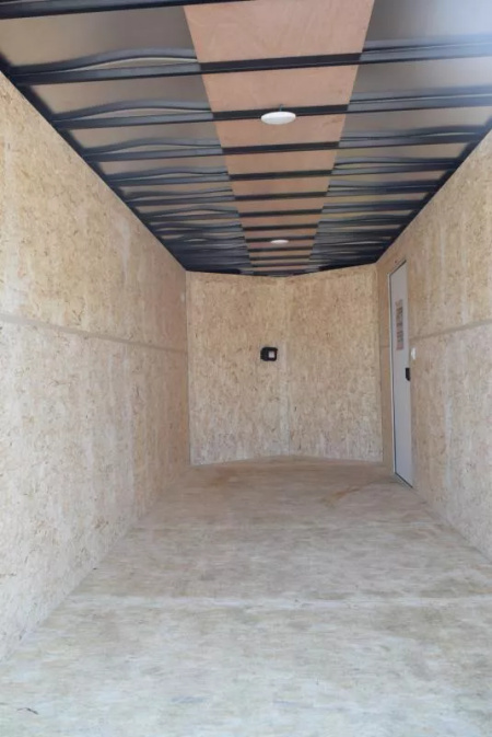 New BRAVO 7x16 SCOUT ENCLOSED CONTRACTOR TRAILER w/ 5200# AXLES *REAR DOUBLE DOORS*