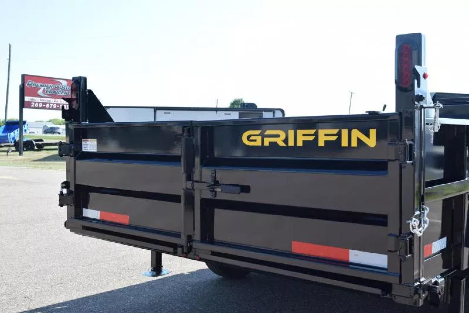 New GRIFFIN 7x16 GOOSENECK DUMP TRAILER w/ TELESCOPING CYLINDER
