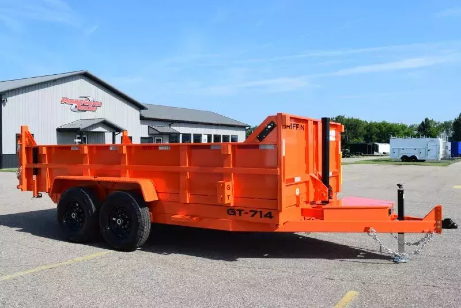 New GRIFFIN 7x14 14K DUMP TRAILER w/ TELESCOPING CYLINDER