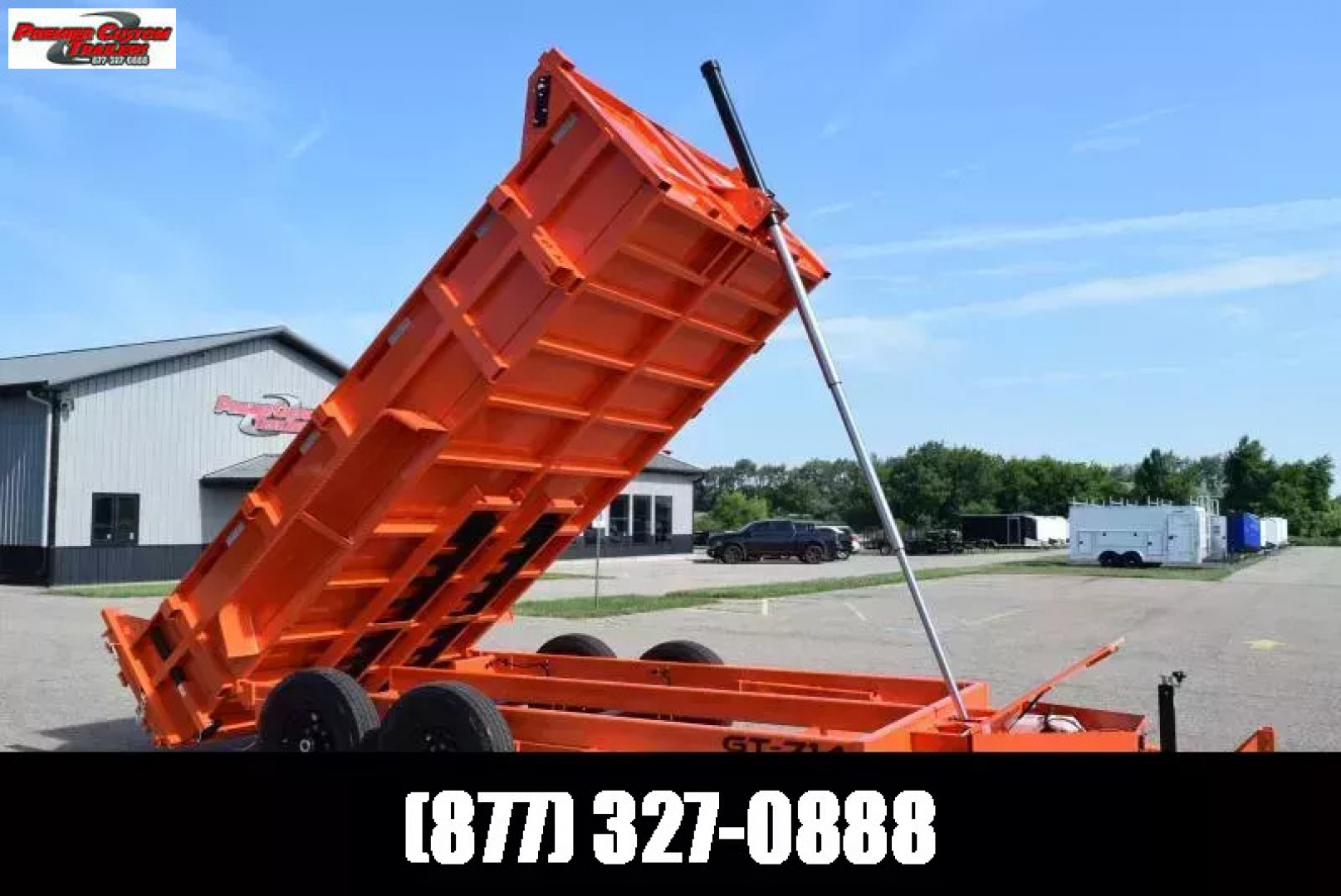 New GRIFFIN 7x14 14K DUMP TRAILER w/ TELESCOPING CYLINDER