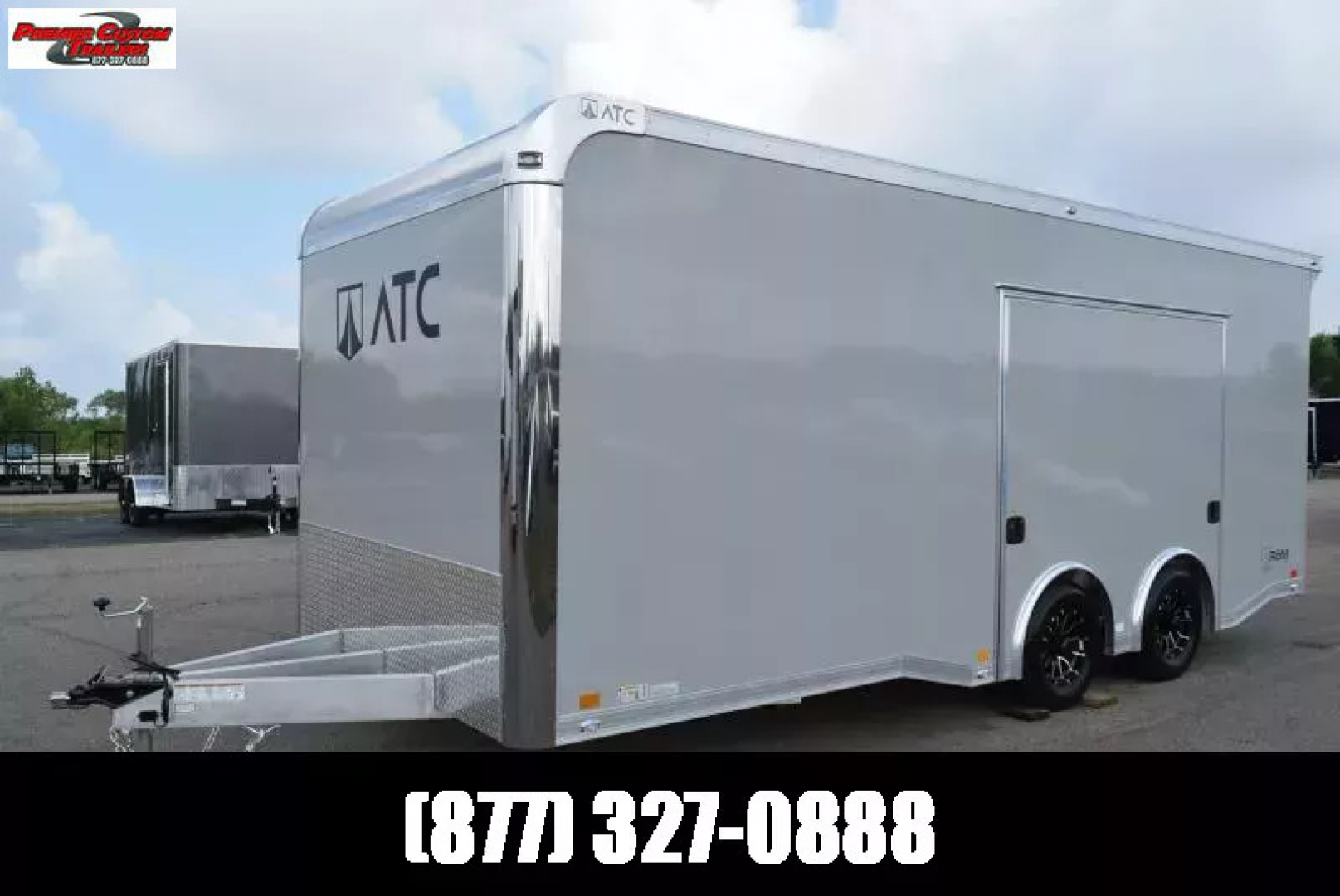 New ATC 8.5x20' ROM 400 CAR HAULER w/ PREMIUM ESCAPE DOOR