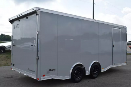 New ATC 8.5x20' ROM 400 CAR HAULER w/ PREMIUM ESCAPE DOOR