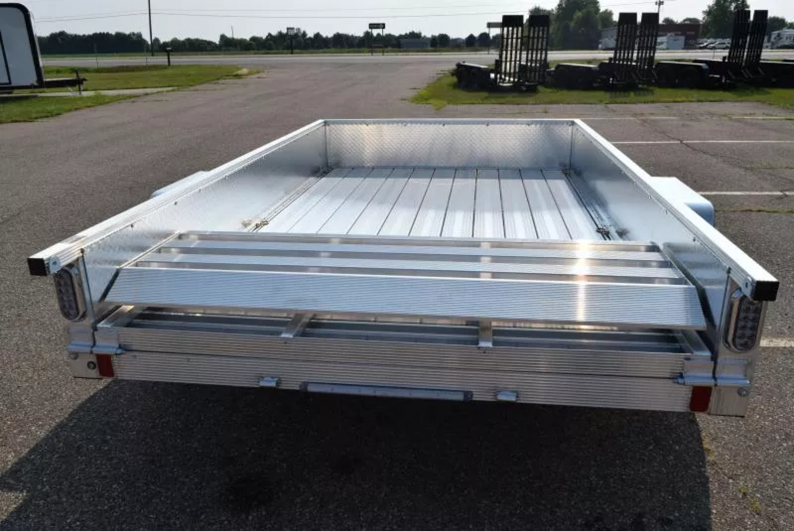 New SPORT HAVEN 6x10 DELUXE SERIES UTILITY TRAILER w/ ATP SIDES AND BI-FOLD RAMP GATE