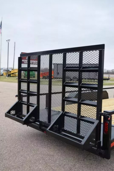 New BND 20' LANDSCAPE UTILITY TRAILER w/ 5200LB AXLES AND HD REAR RAMP GATE