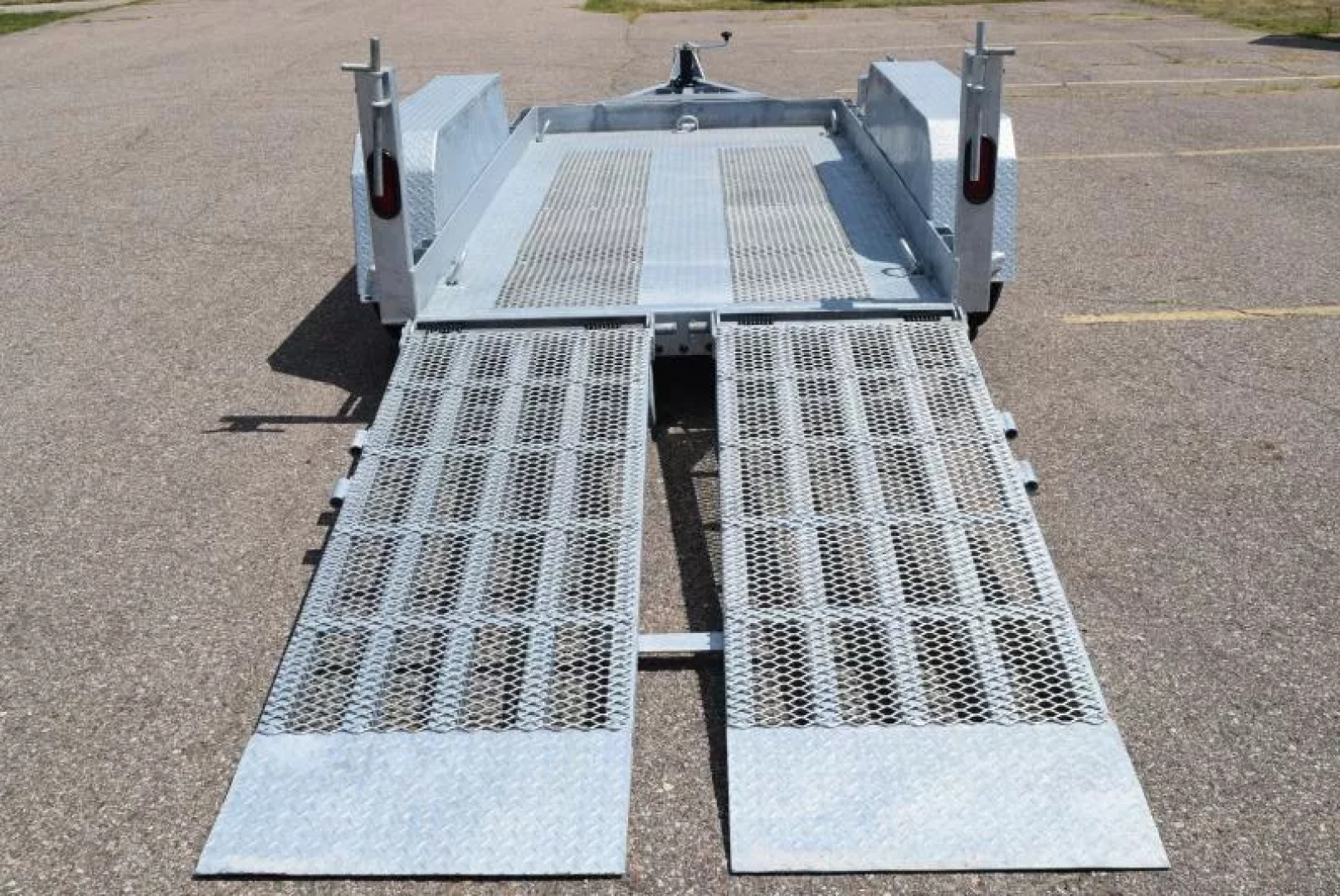 New BND 5x10 SCISSOR LIFT TRAILER w/ 5200LB AXLES **FULLY GALVANIZED**