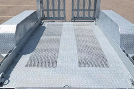 New BND 5x10 SCISSOR LIFT TRAILER w/ 5200LB AXLES **FULLY GALVANIZED**