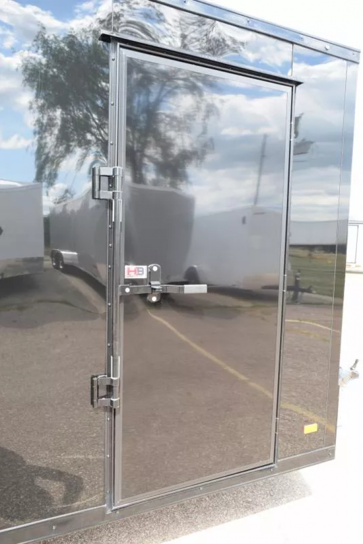 New BRAVO HERO 6x12 *MIDNIGHT EDITION* ENCLOSED CARGO TRAILER - POLYCOR .080 EXTERIOR