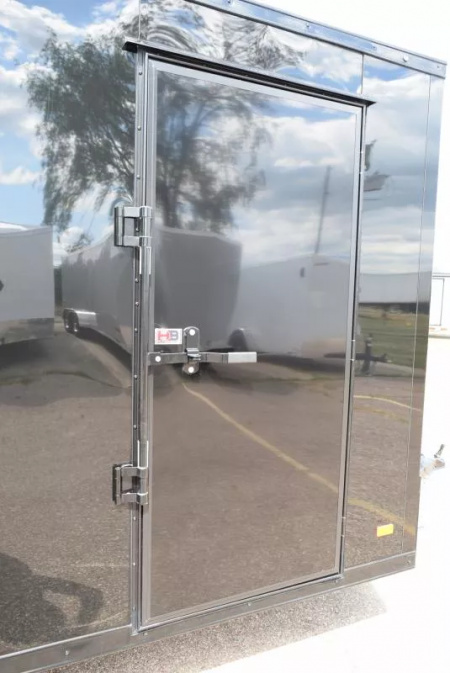 New BRAVO HERO 6x12 *MIDNIGHT EDITION* ENCLOSED CARGO TRAILER - POLYCOR .080 EXTERIOR