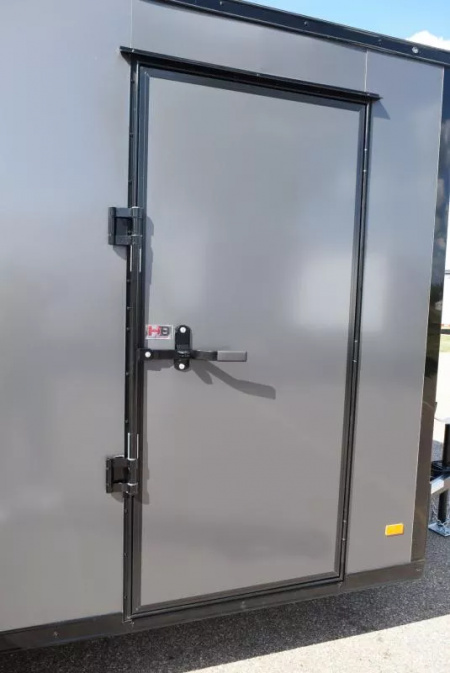 New BRAVO HERO 6x12 *MIDNIGHT EDITION* ENCLOSED CARGO TRAILER - POLYCOR .080 EXTERIOR